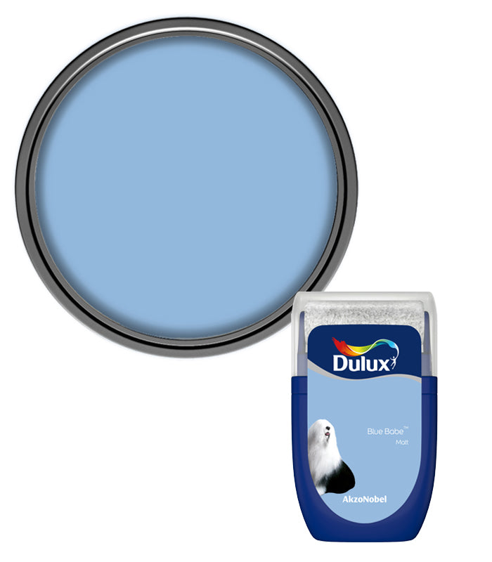 Dulux Retail Matt Emulsion Tester Paint Pot - 30ml - Blue Babe
