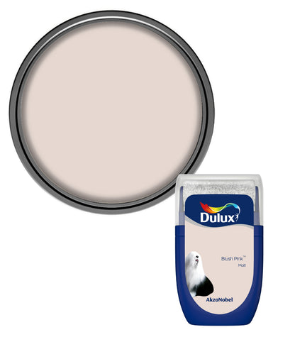 Dulux Retail Matt Emulsion Tester Paint Pot - 30ml - Blush Pink