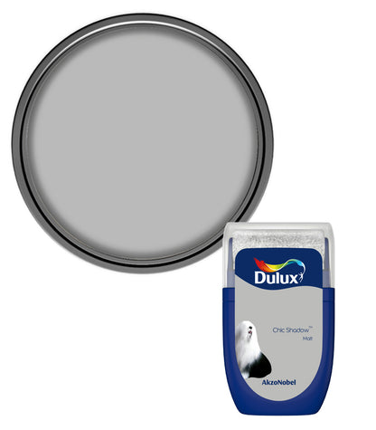 Dulux Retail Matt Emulsion Tester Paint Pot - 30ml - Chic Shadow