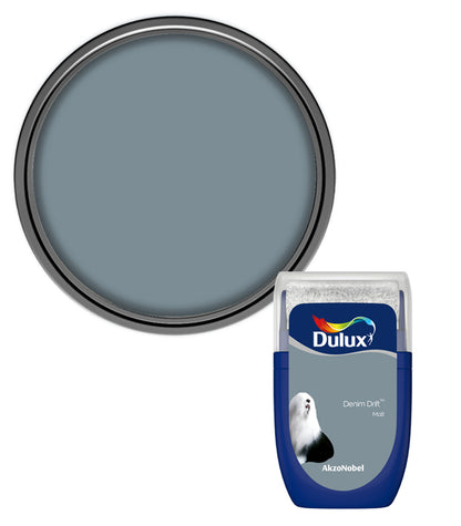 Dulux Retail Matt Emulsion Tester Paint Pot - 30ml - Denim Drift