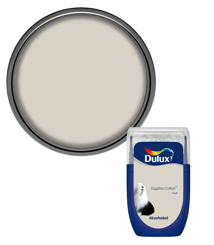 Dulux Retail Matt Emulsion Tester Paint Pot - 30ml - Egyptian Cotton