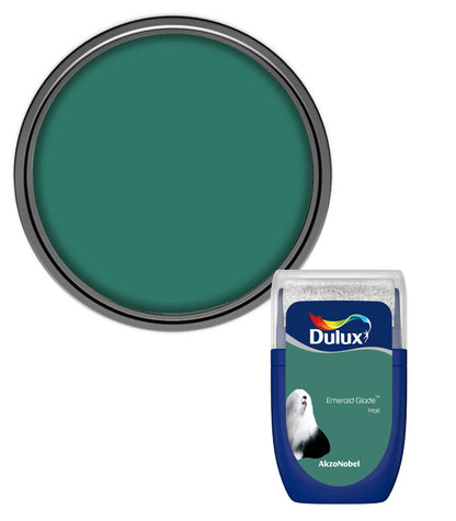 Dulux Retail Matt Emulsion Tester Paint Pot - 30ml - Emerald Glade