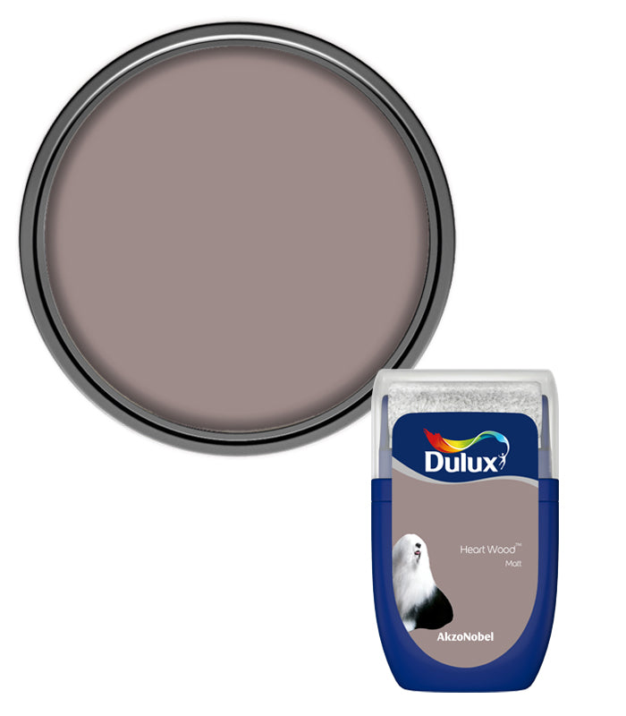 Dulux Retail Matt Emulsion Tester Paint Pot - 30ml - Heart Wood