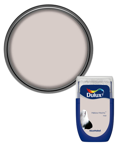 Dulux Retail Matt Emulsion Tester Paint Pot - 30ml - Mellow Mocha