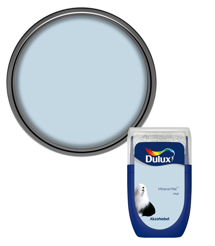 Dulux Retail Matt Emulsion Tester Paint Pot - 30ml - Mineral Mist