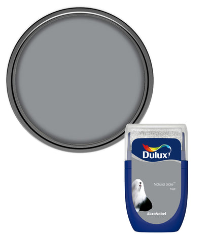 Dulux Retail Matt Emulsion Tester Paint Pot - 30ml - Natural Slate