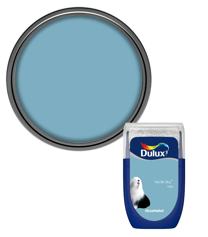 Dulux Retail Matt Emulsion Tester Paint Pot - 30ml - Nordic Sky