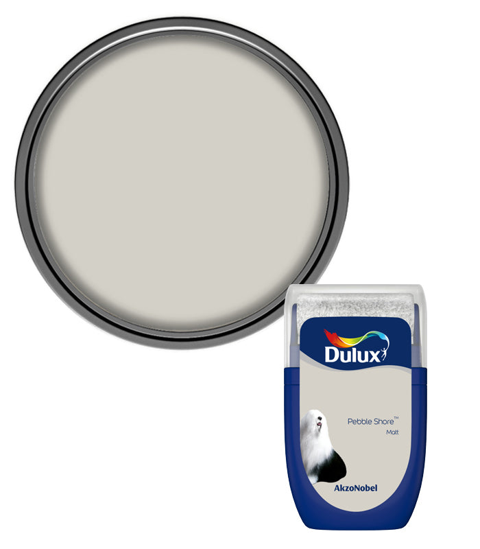 Dulux Retail Matt Emulsion Tester Paint Pot - 30ml - Pebble Shore
