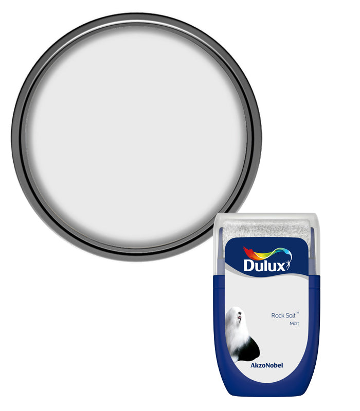 Dulux Retail Matt Emulsion Tester Paint Pot - 30ml - Rock Salt