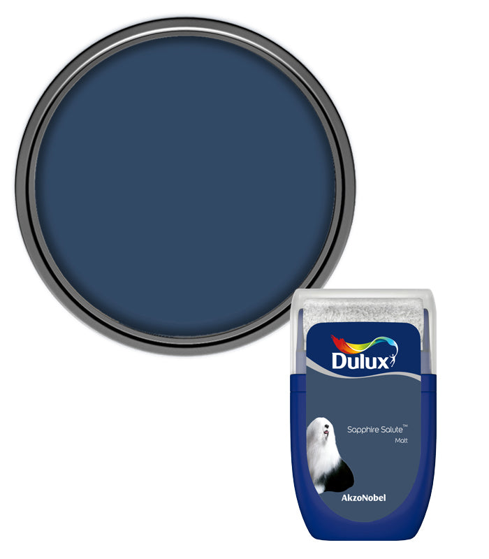 Dulux Retail Matt Emulsion Tester Paint Pot - 30ml - Sapphire Salute
