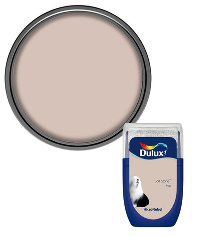 Dulux Retail Matt Emulsion Tester Paint Pot - 30ml - Soft Stone