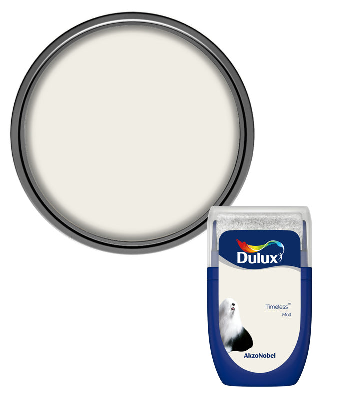 Dulux Retail Matt Emulsion Tester Paint Pot - 30ml - Timeless
