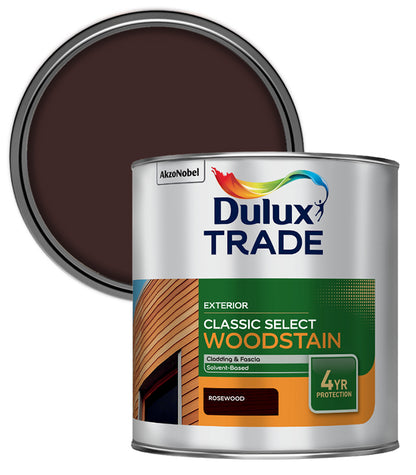 Dulux Trade Classic Select Woodstain Paint - Rosewood - 2.5L
