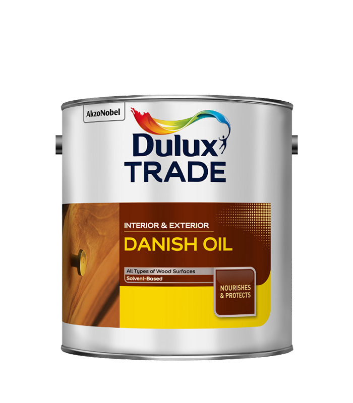 Dulux Trade Danish Oil - 2.5L - Nourishes & Protects all Types of Wood