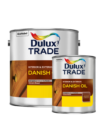 Dulux Trade Danish Oil - Nourishes & Protects all Types of Wood