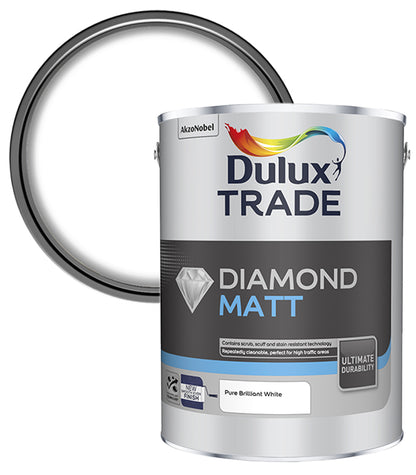 Dulux Trade Diamond Matt - Pure Brilliant White - 5L