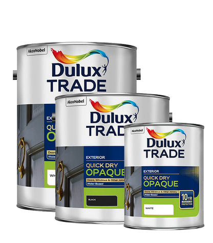 Dulux Trade Quick Dry Opaque - All Colours - All Sizes