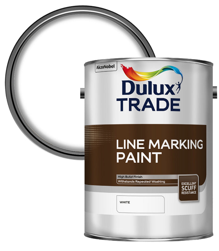 Dulux Trade Line Marking Paint - White - 5 Litres