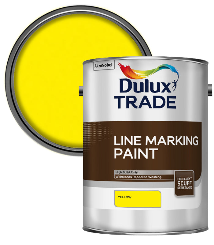 Dulux Trade Line Marking Paint - Yellow - 5 Litres