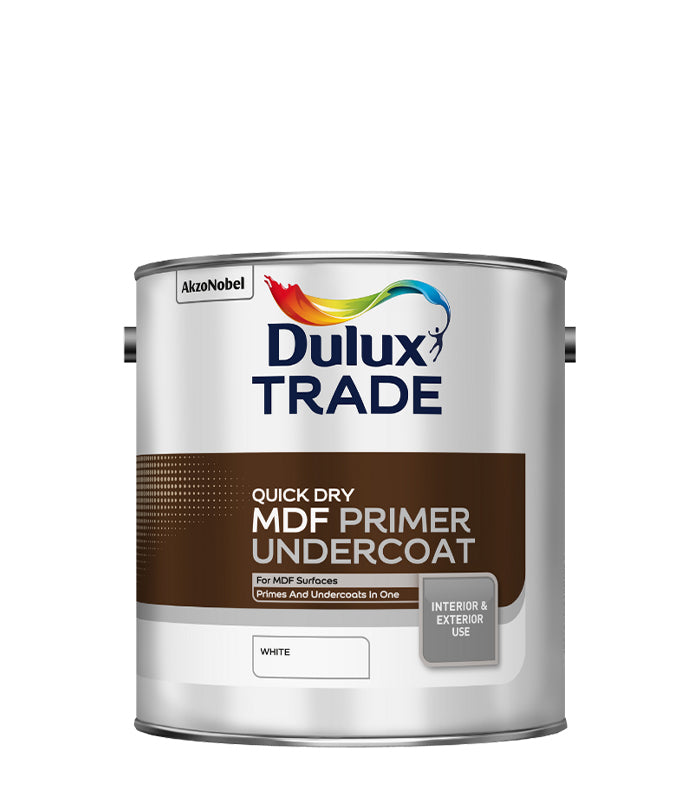 Dulux Trade Quick Dry MDF Primer and Undercoat - 2.5 Litre