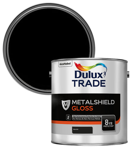 Dulux Trade Metalshield Gloss - Black - 2.5L