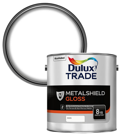 Dulux Trade Metalshield Gloss - White - 2.5L