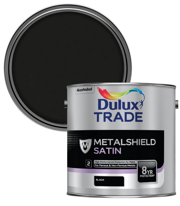 Dulux Trade Metalshield Satin - Black - 2.5L