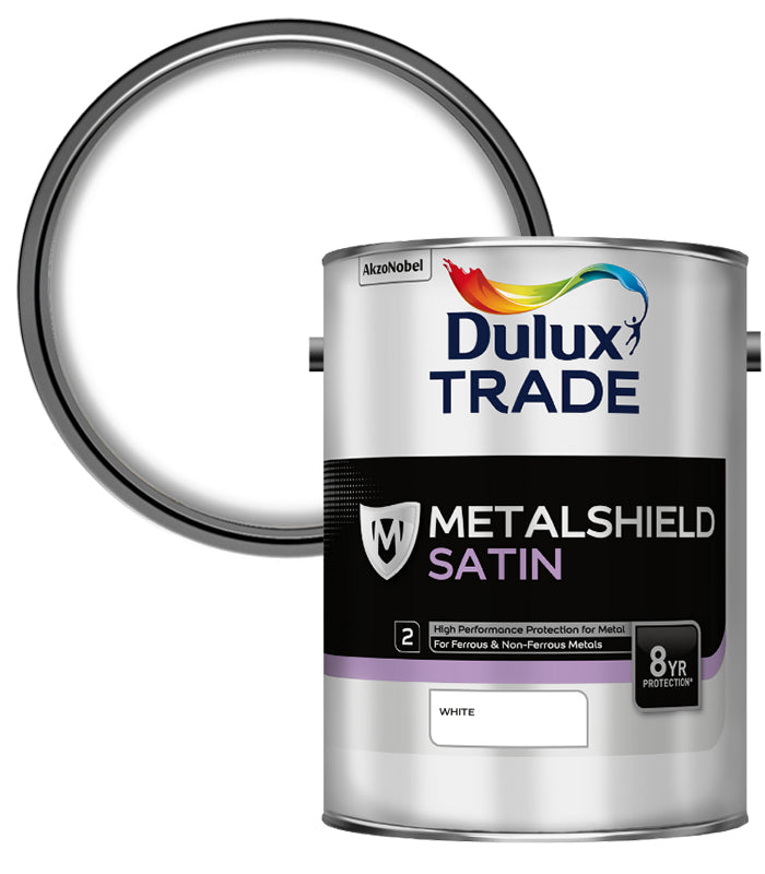 Dulux Trade Metalshield Satin - White - 5L