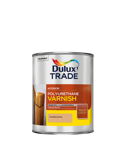 Dulux Trade Polyurethane Varnish - Satin - 1L