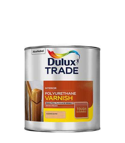 Dulux Trade Polyurethane Varnish - Satin - 2.5L