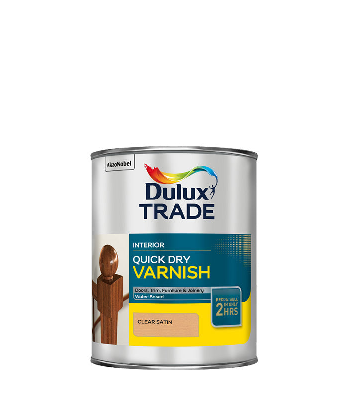 Dulux Trade Quick Dry Varnish - Satin - 1L