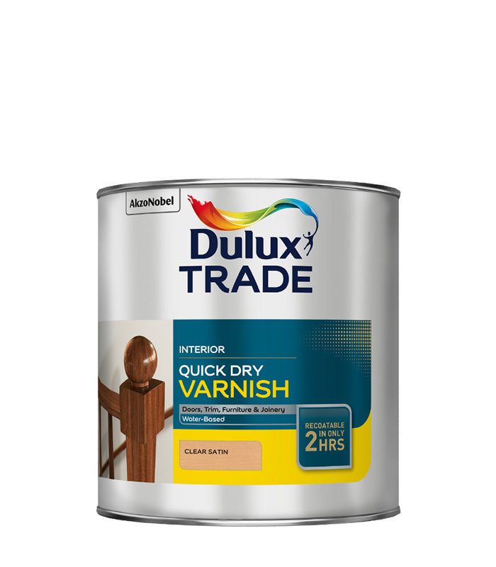 Dulux Trade Quick Dry Varnish - Satin - 2.5L