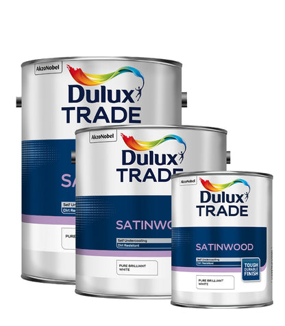 Dulux Trade Satinwood Paint - Pure Brilliant White