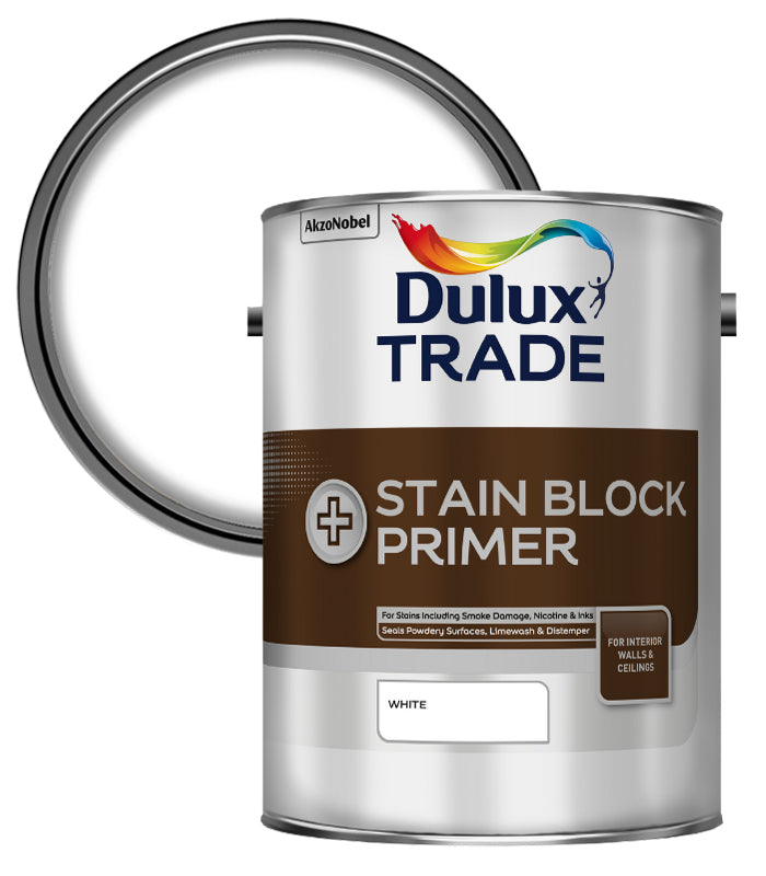 Dulux Trade Stain Block Primer - White - 5L