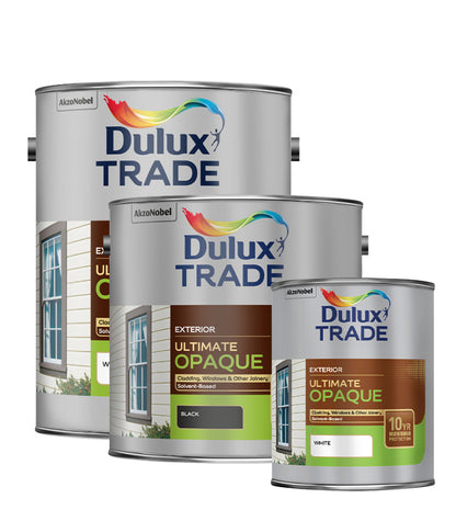 DULUX TRADE ULTIMATE OPAQUE BLACK 5L — Paint Stop Limited