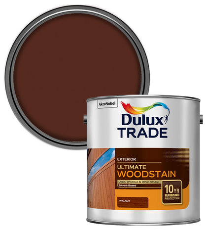 Dulux Trade Ultimate Weathershield Woodstain - Walnut - 2.5L