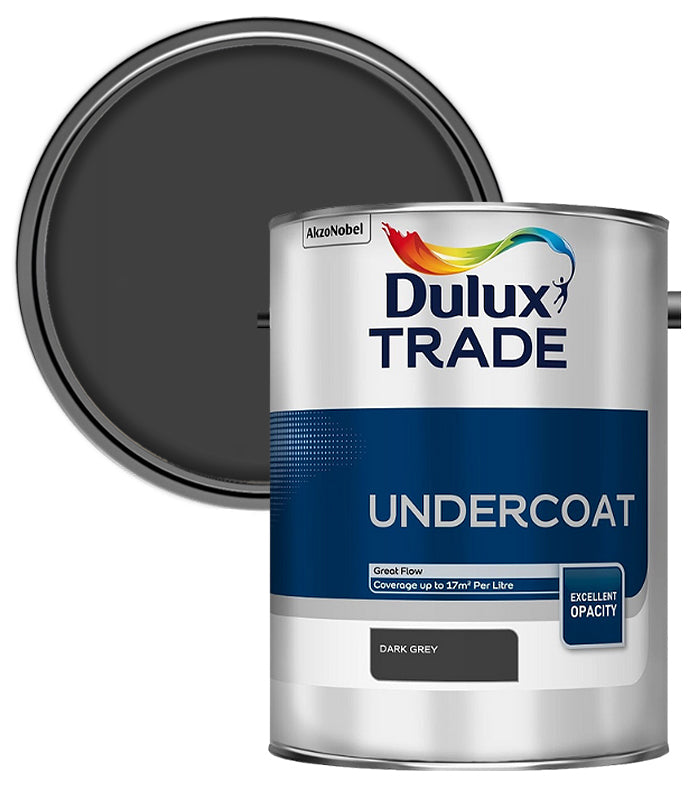 Dulux Trade Undercoat - Dark Grey - 5 Litre