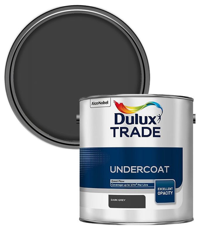 Dulux Trade Undercoat - Dark Grey - 2.5 Litre