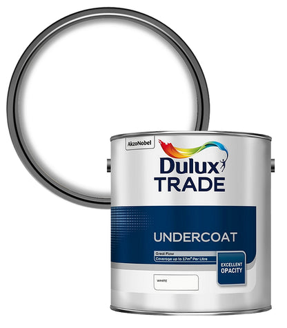 Dulux Trade Undercoat - White - 2.5 Litre