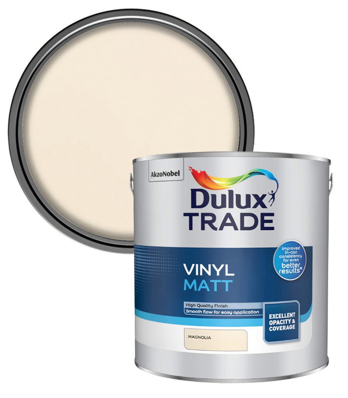 Dulux Trade Vinyl Matt - Magnolia - 2.5L