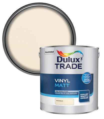 Dulux Trade Vinyl Matt - Magnolia - 2.5L