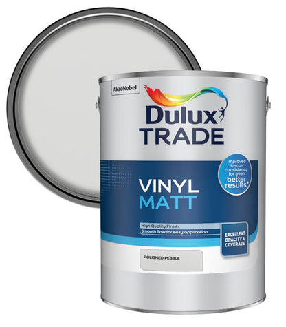 Dulux Trade Vinyl Matt - Polished Pebble - 5L