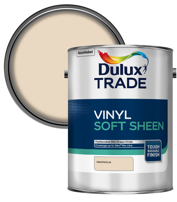 Dulux Trade Vinyl Soft Sheen - Magnolia - 5L