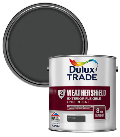 Dulux Trade Weathershield Undercoat - Dark Grey - 2.5L