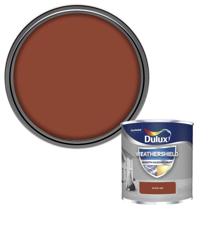 Dulux All Weather Protection Smooth Masonry - 250ml - Brick Red