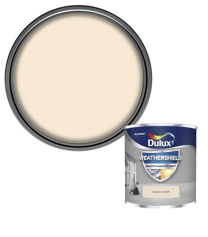 Dulux All Weather Protection Smooth Masonry - 250ml - Classic Cream