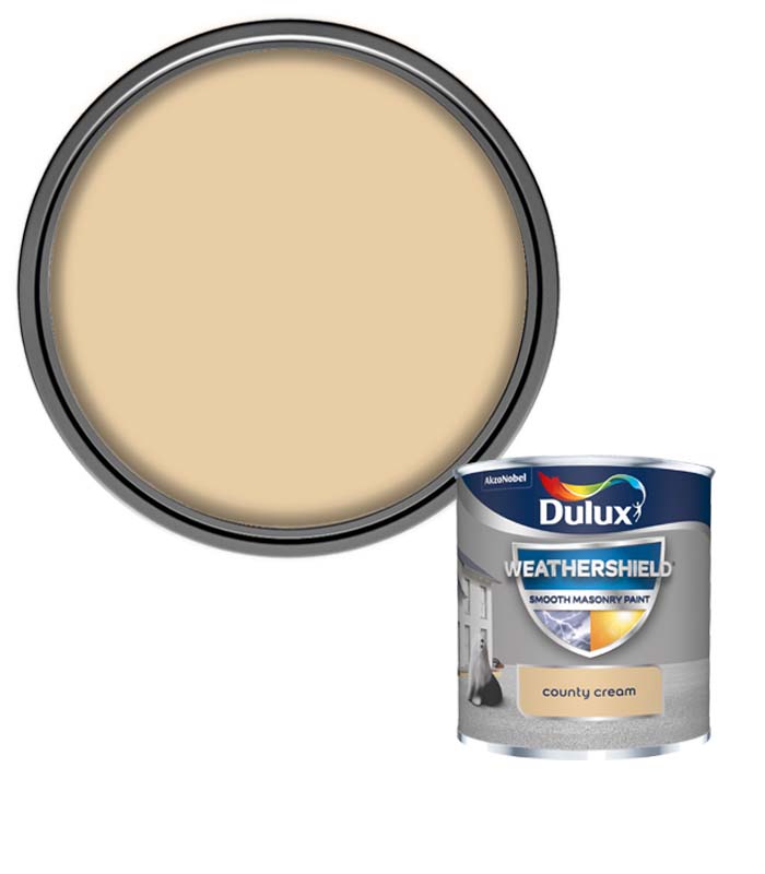 Dulux All Weather Protection Smooth Masonry - 250ml - County Cream