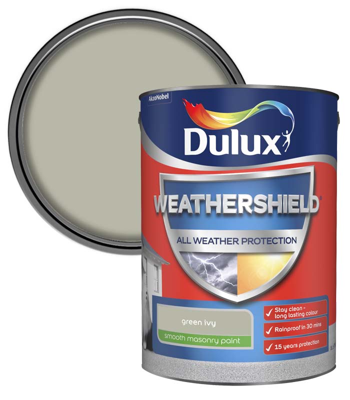 Dulux All Weather Protection Smooth Masonry - 5L - Green Ivy