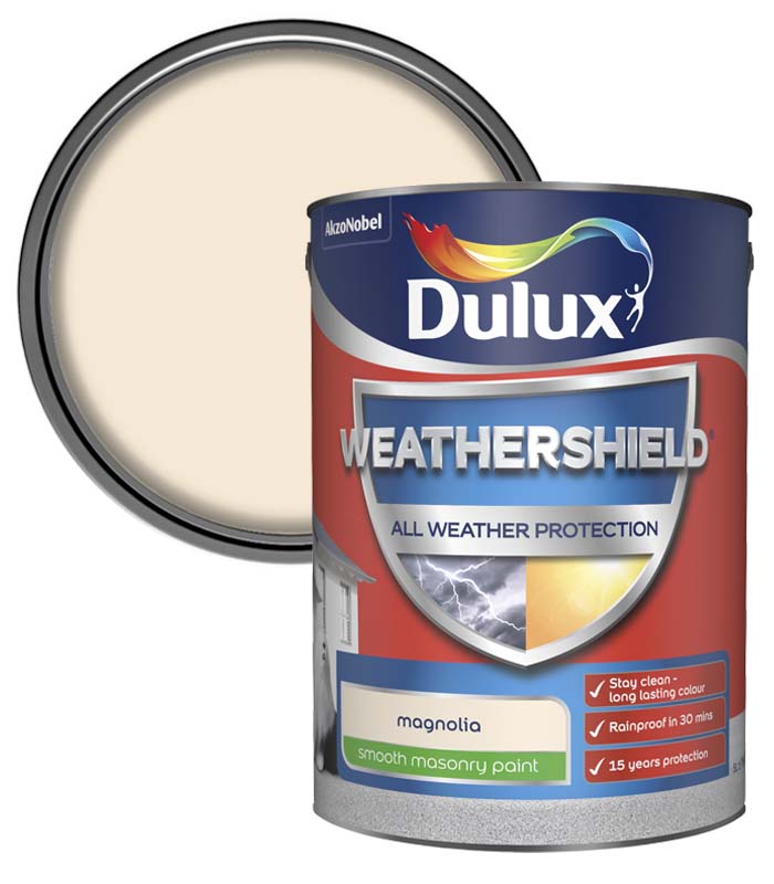 Dulux All Weather Protection Smooth Masonry - 5L - Magnolia