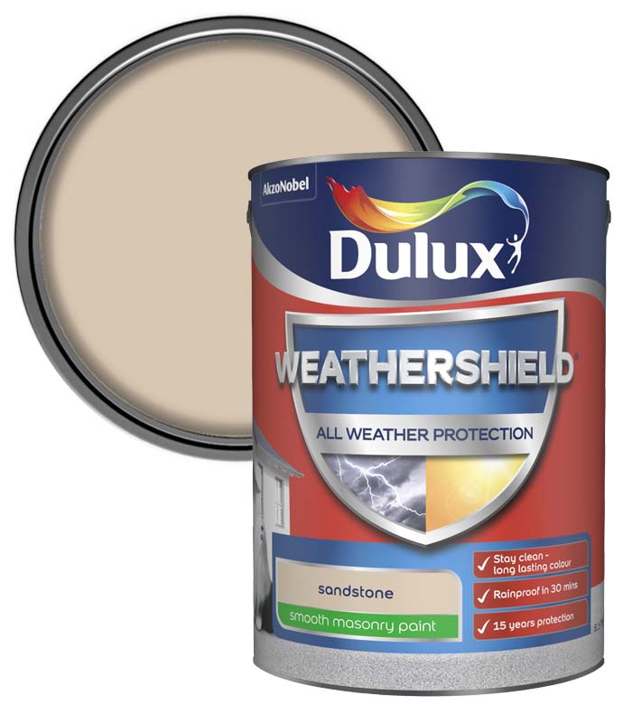 Dulux All Weather Protection Smooth Masonry - 5L - Sandstone